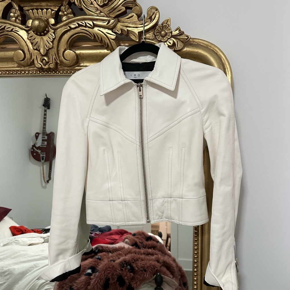 White leather IRO Paris Jacket